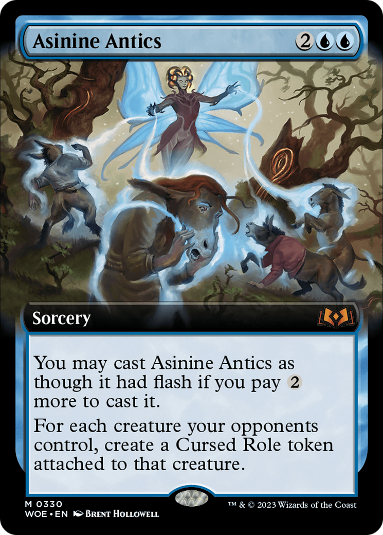 Asinine Antics (0330) (Extended Art) - Foil