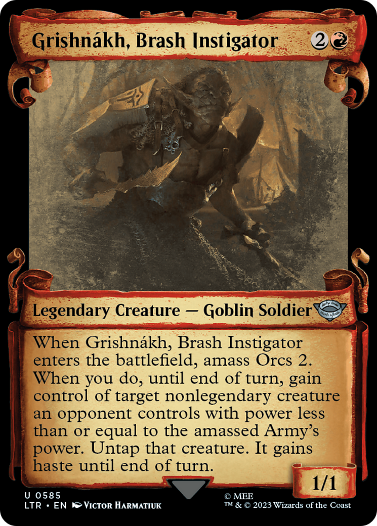 Grishnakh, Brash Instigator (0585) (Showcase)