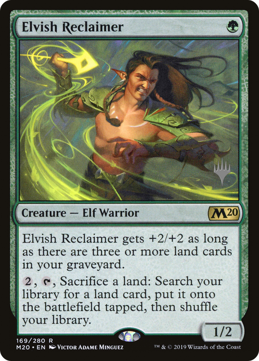 Elvish Reclaimer (169) (Promo Pack) - Foil