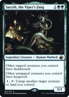 Saryth, the Viper's Fang (197) (Prerelease) - Foil