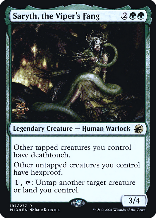 Saryth, the Viper's Fang (197) (Prerelease) - Foil