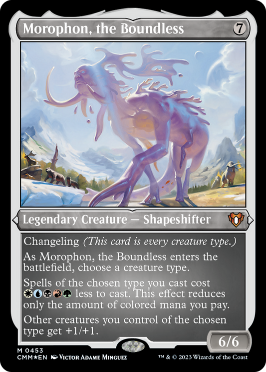 Morophon, the Boundless (0453) - Foil Etched