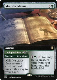 Monster Manual // Zoological Study (591) (Extended Art) - Foil