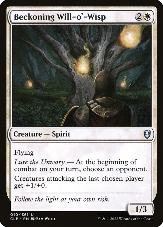 Beckoning Will-o'-Wisp - Foil