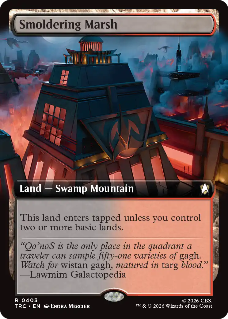 Smoldering Marsh (0403) (Extended Art) (TRC)
