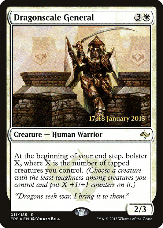 Dragonscale General (011) (Prerelease) - Foil
