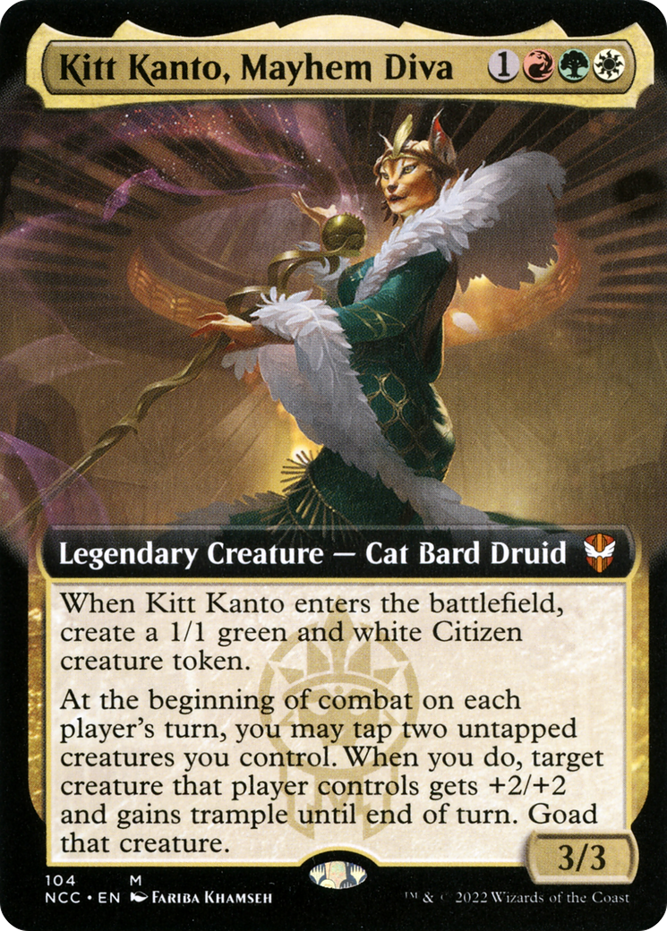 Kitt Kanto, Mayhem Diva (104) (Extended Art) - Foil
