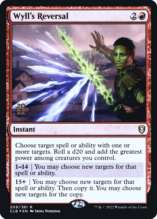 Wyll's Reversal (209) (Prerelease) - Foil