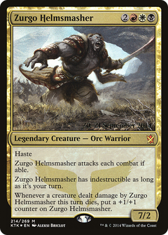Zurgo Helmsmasher (214) (Prerelease) - Foil