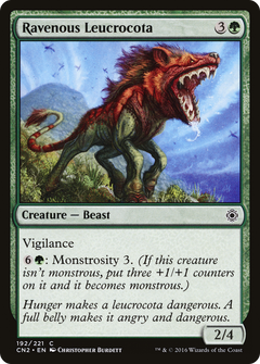 Ravenous Leucrocota - Foil