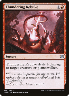 Thundering Rebuke - Foil
