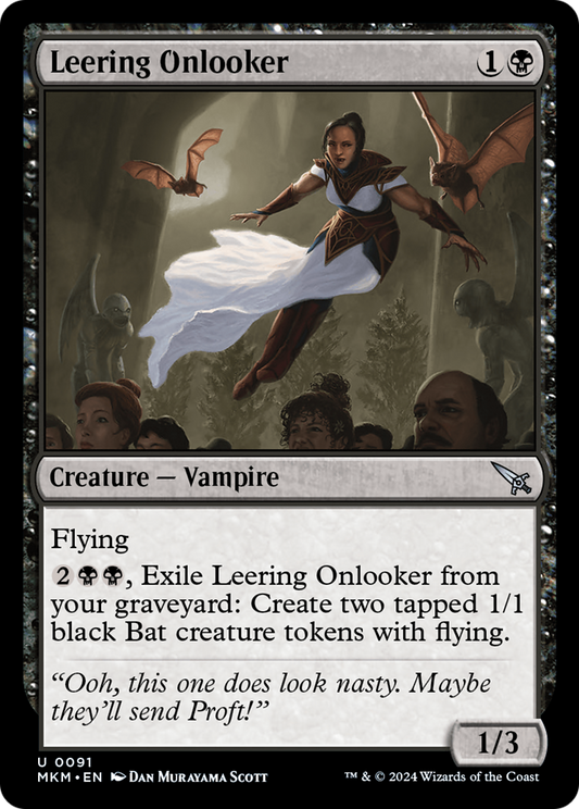 Leering Onlooker - Foil