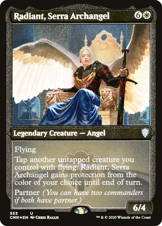 Radiant, Serra Archangel - Foil Etched