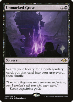 Unmarked Grave (106) (Promo Pack) - Foil