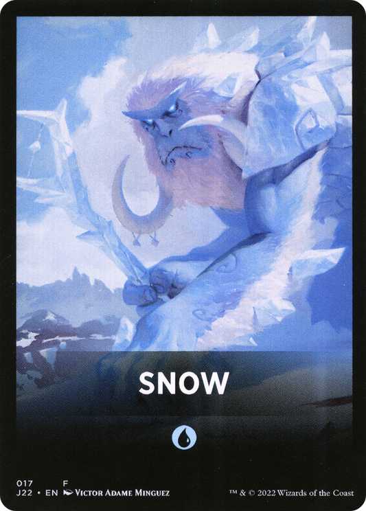 Snow Theme Card