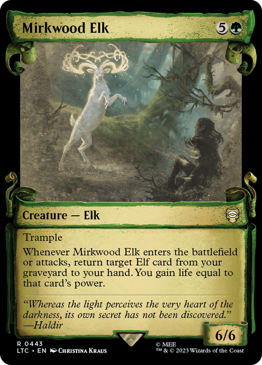 Mirkwood Elk (0443) (Showcase) - Silver Foil