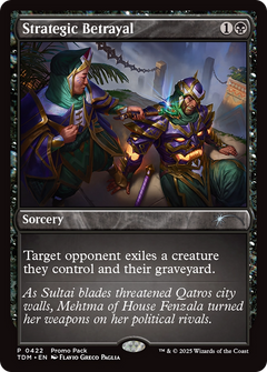 Strategic Betrayal (0422) (Promo Pack) - Foil