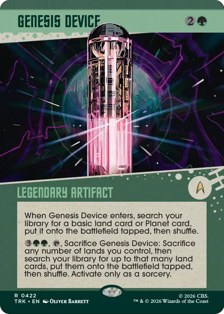 Genesis Device (0422) (Showcase) (TRK) - Foil