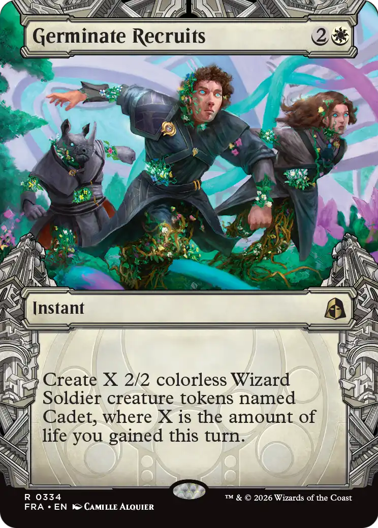 Germinate Recruits (0334) (Showcase) (FRA) - Foil