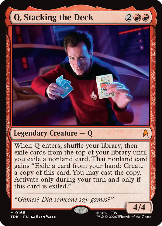 Q, Stacking the Deck (TRK) - Foil