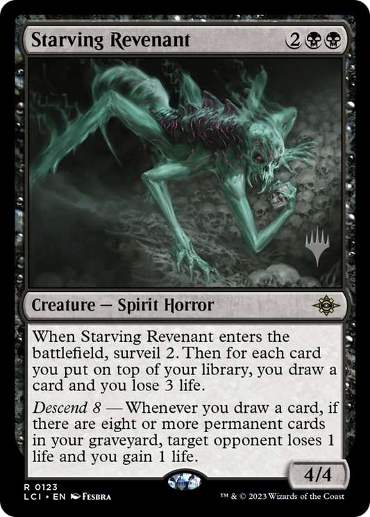 Starving Revenant (0123) (Promo Pack) - Foil
