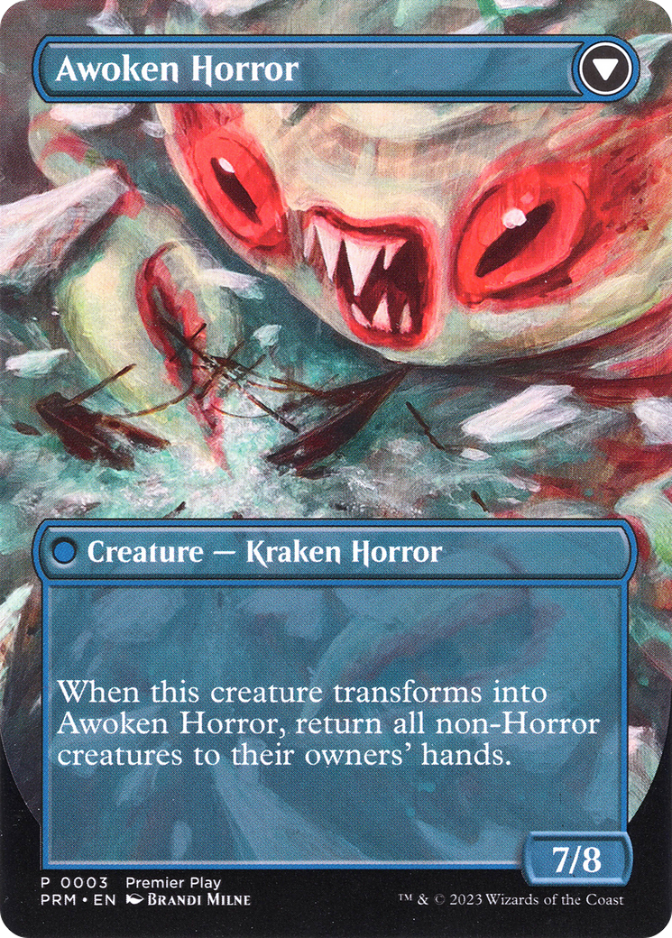Thing in the Ice // Awoken Horror (0003) (Premier Play) (Borderless) (PR23) - Foil