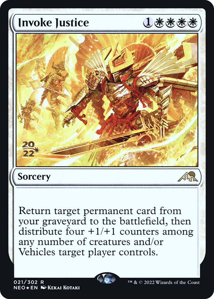 Invoke Justice (021) (Prerelease) - Foil