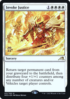 Invoke Justice (021) (Prerelease) - Foil