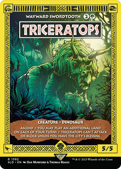 Triceratops [Wayward Swordtooth] (1392) (Showcase)