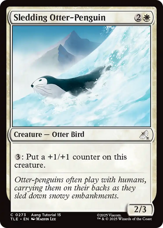 Sledding Otter-Penguin (0273) tle