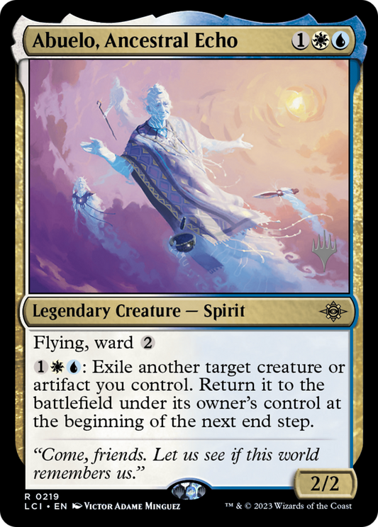 Abuelo, Ancestral Echo (219) (Promo Pack) - Foil
