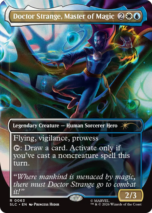 Doctor Strange, Master of Magic (0063) (Borderless) (SLC) - Foil