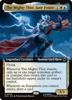 The Mighty Thor, Jane Foster (0420) (Extended Art) (MSH) - Foil