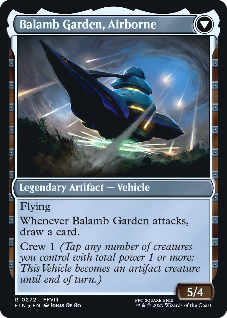 Balamb Garden, SeeD Academy // Balamb Garden, Airborne (0272) (Prerelease) (PFIN) - Foil