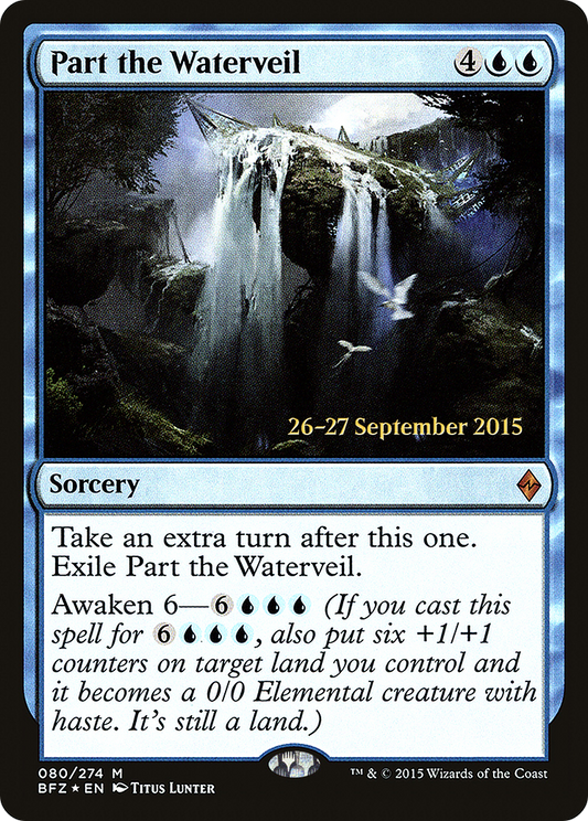 Part the Waterveil (080) (Prerelease) - Foil