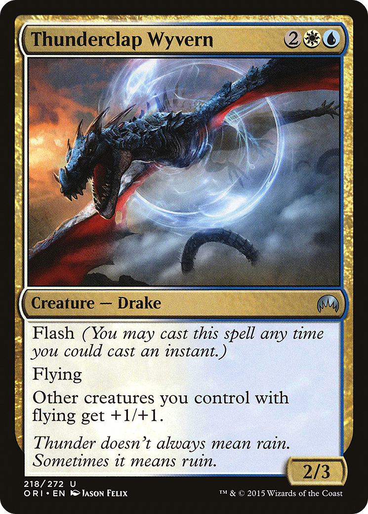 Thunderclap Wyvern - Foil