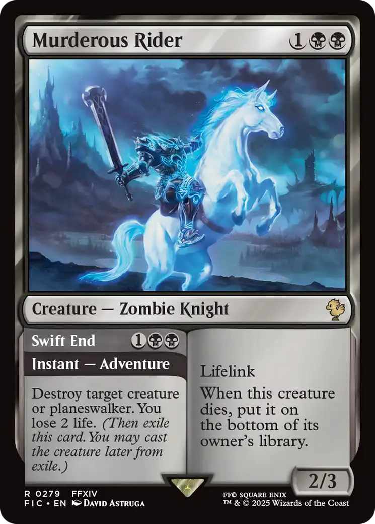 Murderous Rider // Swift End - Surge Foil
