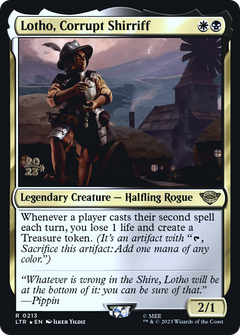 Lotho, Corrupt Shirriff (0213) (Prerelease) - Foil
