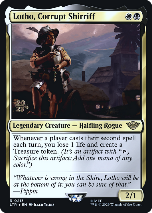 Lotho, Corrupt Shirriff (0213) (Prerelease) - Foil