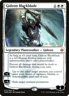 Gideon Blackblade (013) (Prerelease) - Foil