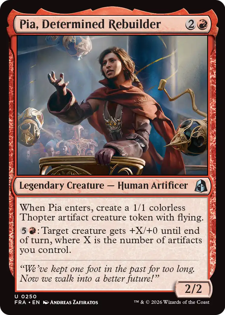 Pia, Determined Rebuilder (FRA) - Foil