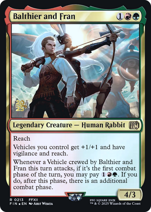 Balthier and Fran (0213) (Prerelease) - Foil