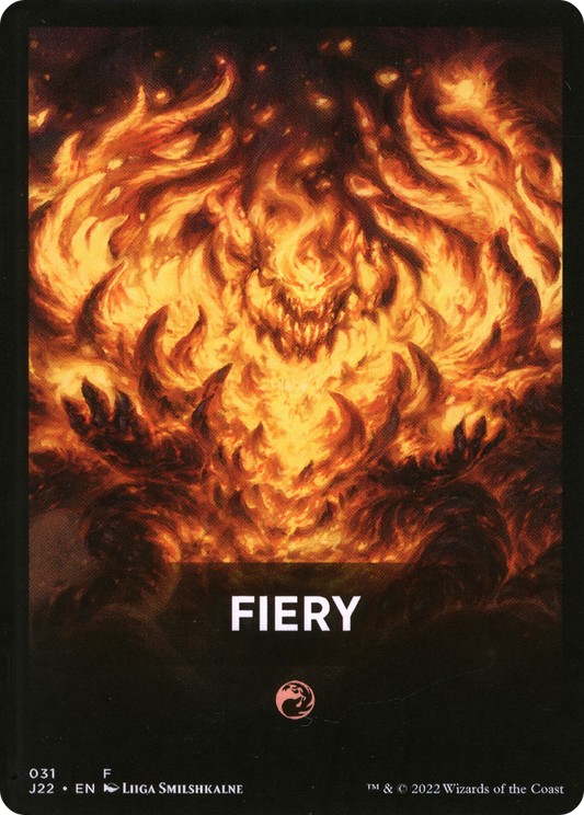 Fiery Theme Card