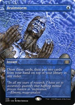 Brainstorm (338) (Borderless) - Foil