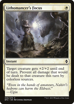 Lithomancer's Focus - Foil