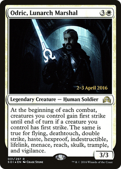 Odric, Lunarch Marshal (031) (Prerelease) - Foil