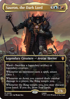 Sauron, the Dark Lord (0036) (Borderless) (HOC)