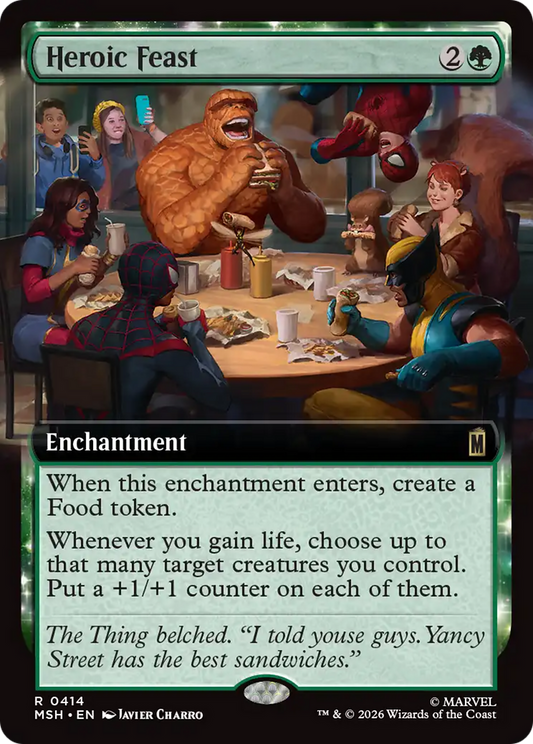 Heroic Feast (0414) (Extended) (MSH) - Foil