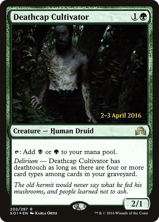 Deathcap Cultivator (202) (Prerelease) - Foil