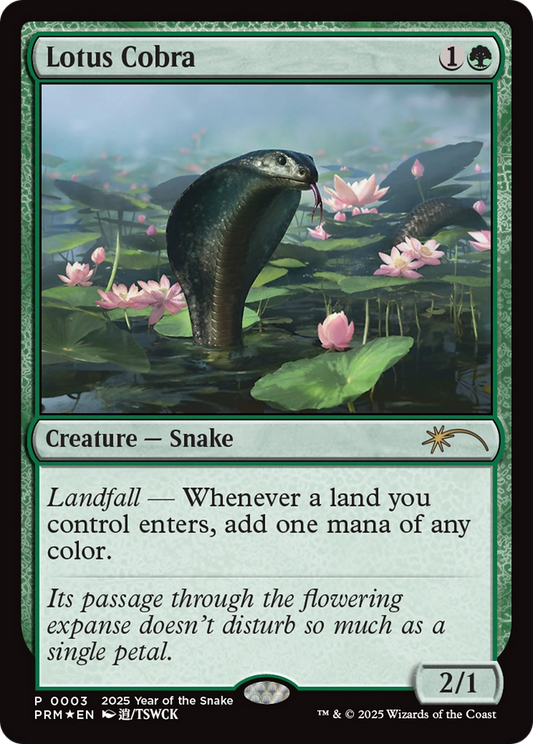 Lotus Cobra (0003) (Year of the Snake) - Foil pl25